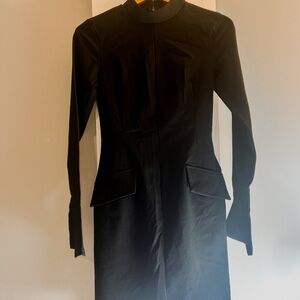 Source Unknown Black Long Sleeve Dress